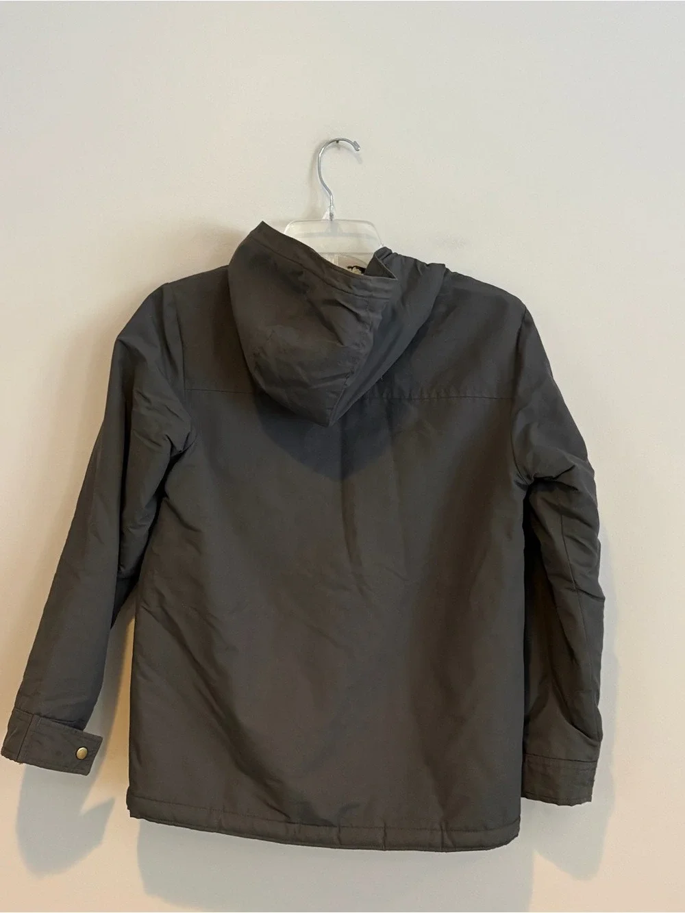 Patagonia Kids Dark Gray Hooded Field Coat Size 12